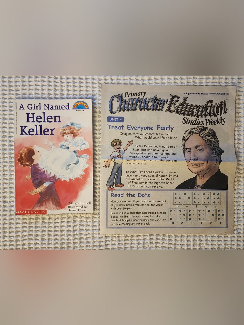 Scholastic "A Girl Named Helen Keller"